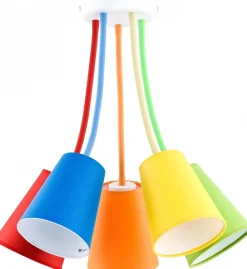 Lampa sufitowa WIRE COLOUR 5 PŁ (2107) - TK Lighting