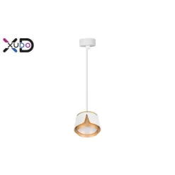 Lampa sufitowa x1 GX53 biała+złota (XD-IK257W) - Xudo
