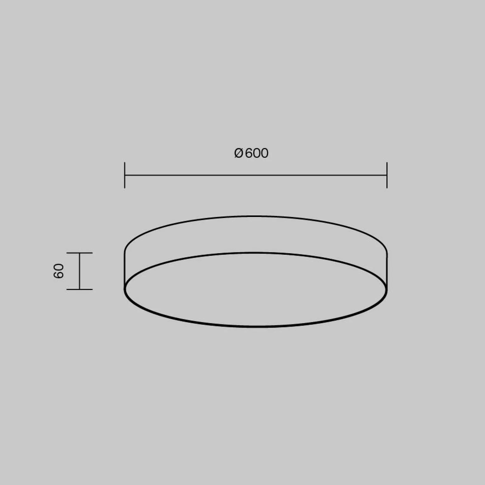 Lampa sufitowa Zon (C032CL-90W3K-RD-B) - Maytoni