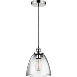 Lampa wisząca Baskin (FE-BASKIN-P-B-PN) - Elstead Lighting