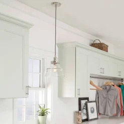 Lampa wisząca Baskin (FE-BASKIN-P-B-PN) - Elstead Lighting