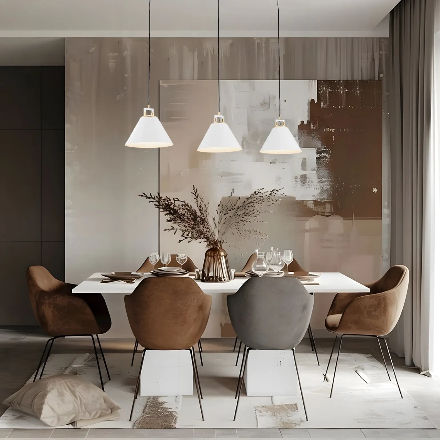 Lampa wisząca 3 pł. ORTE (6173) - Argon