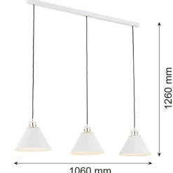 Lampa wisząca 3 pł. ORTE (6173) - Argon
