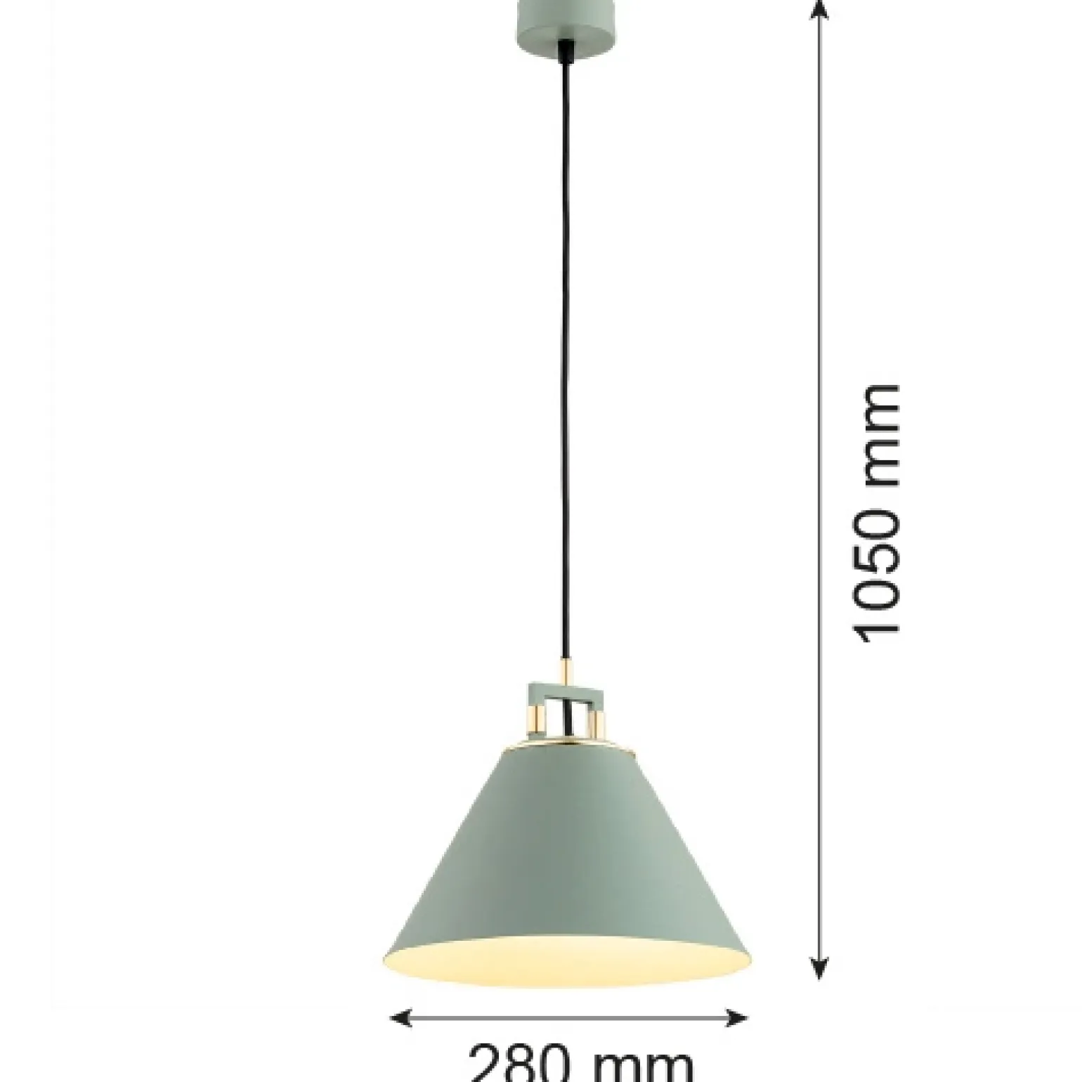 Lampa wisząca 1 pł. ORTE (4916) - Argon