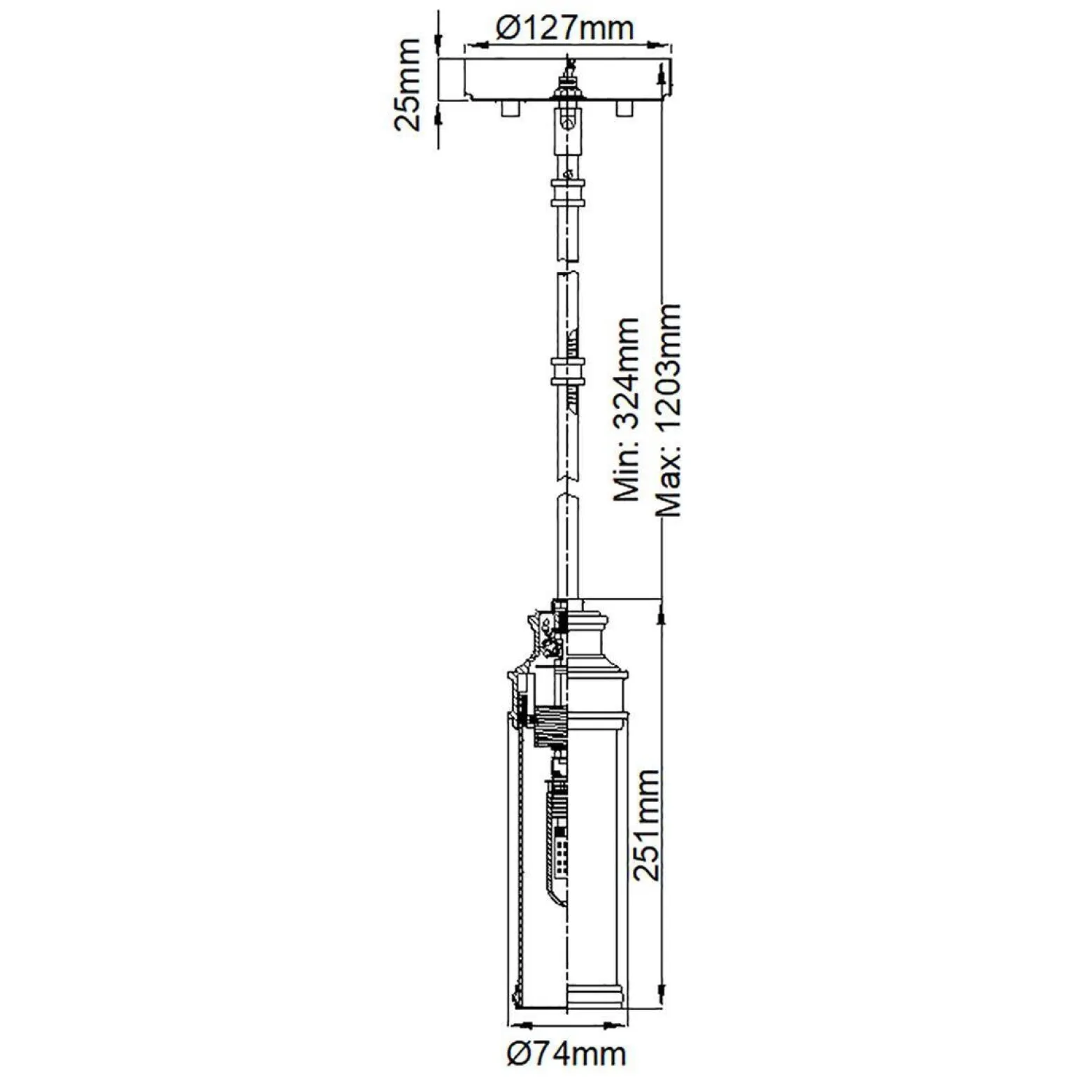 Lampa wisząca Payne (FE-PAYNE-MPBATH) - Elstead Lighting