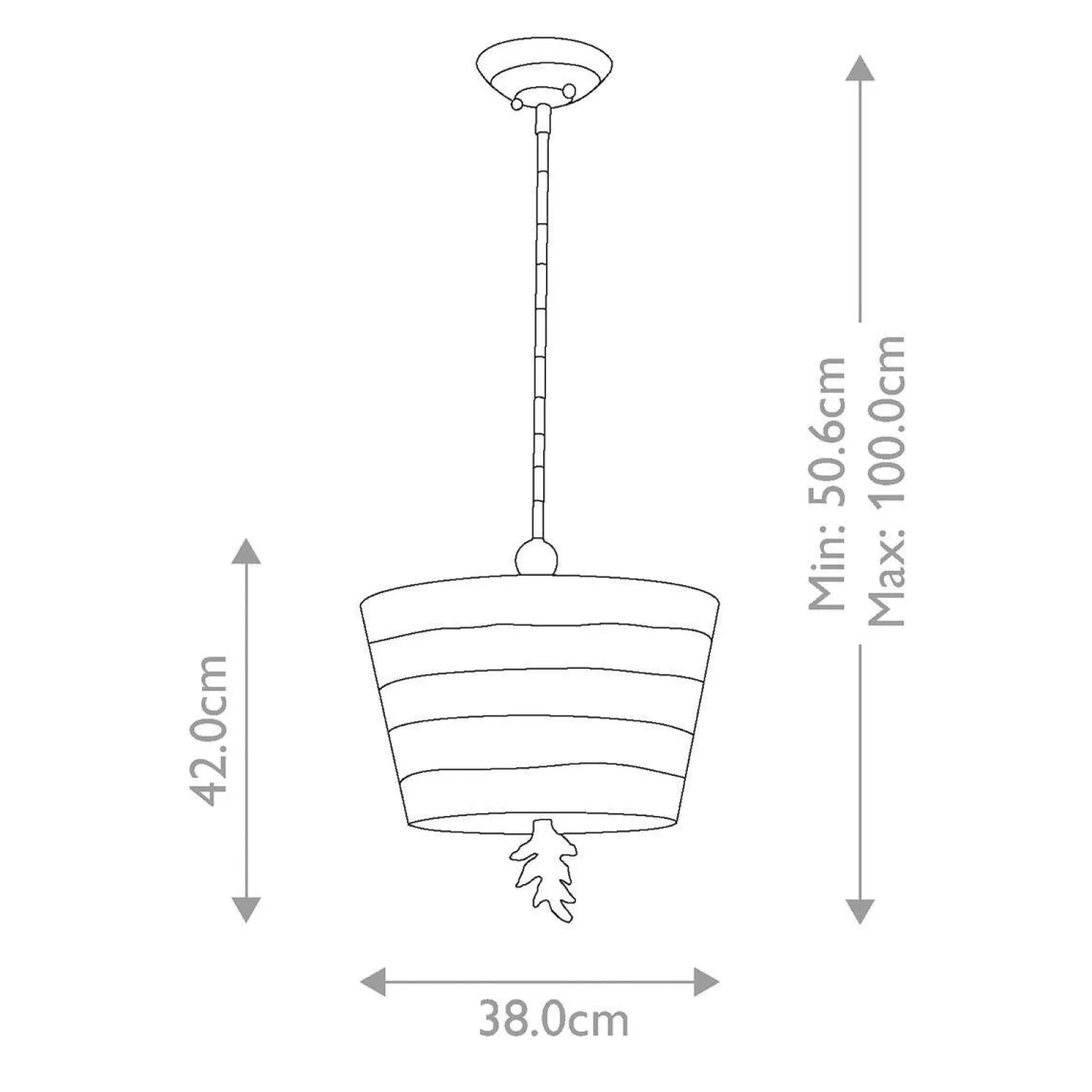Lampa wisząca South Beach (FB-SOUTHBEACH-P) - Elstead Lighting