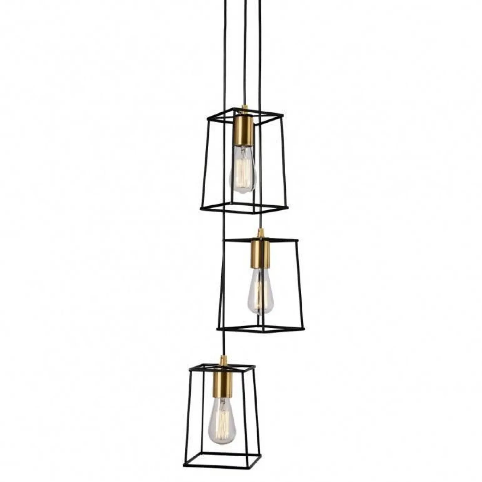Lampa wisząca ALANIS (MD-BR16556-D3-B/G) Italux - żyrandol