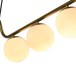 Lampa wisząca Alisa 3 złota/biała (LP-005/3L GD) - Light Prestige