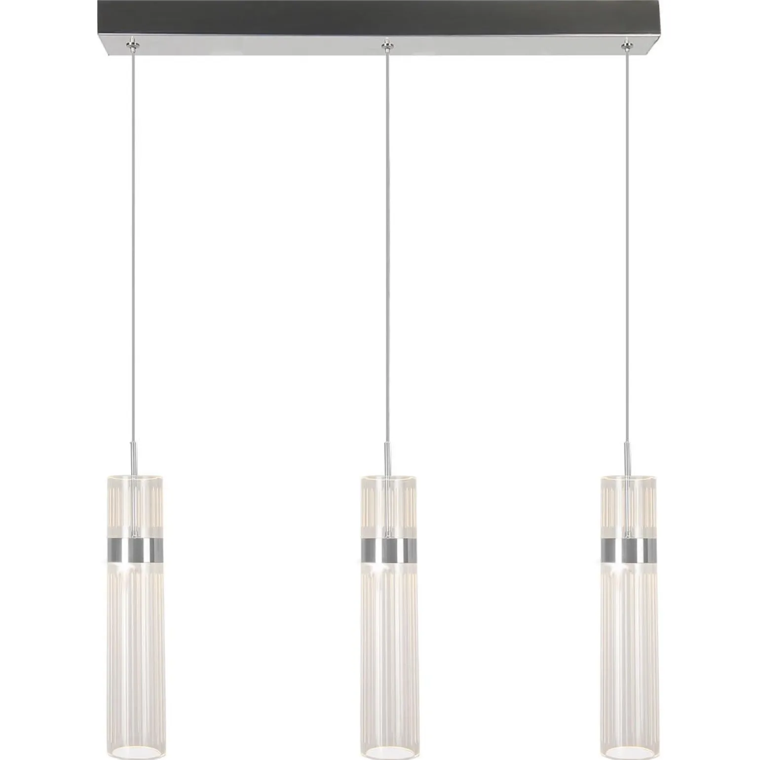 Lampa wisząca Ambiente 3 LED CCT chrom (LP-1510/3L CH) - Light Prestige