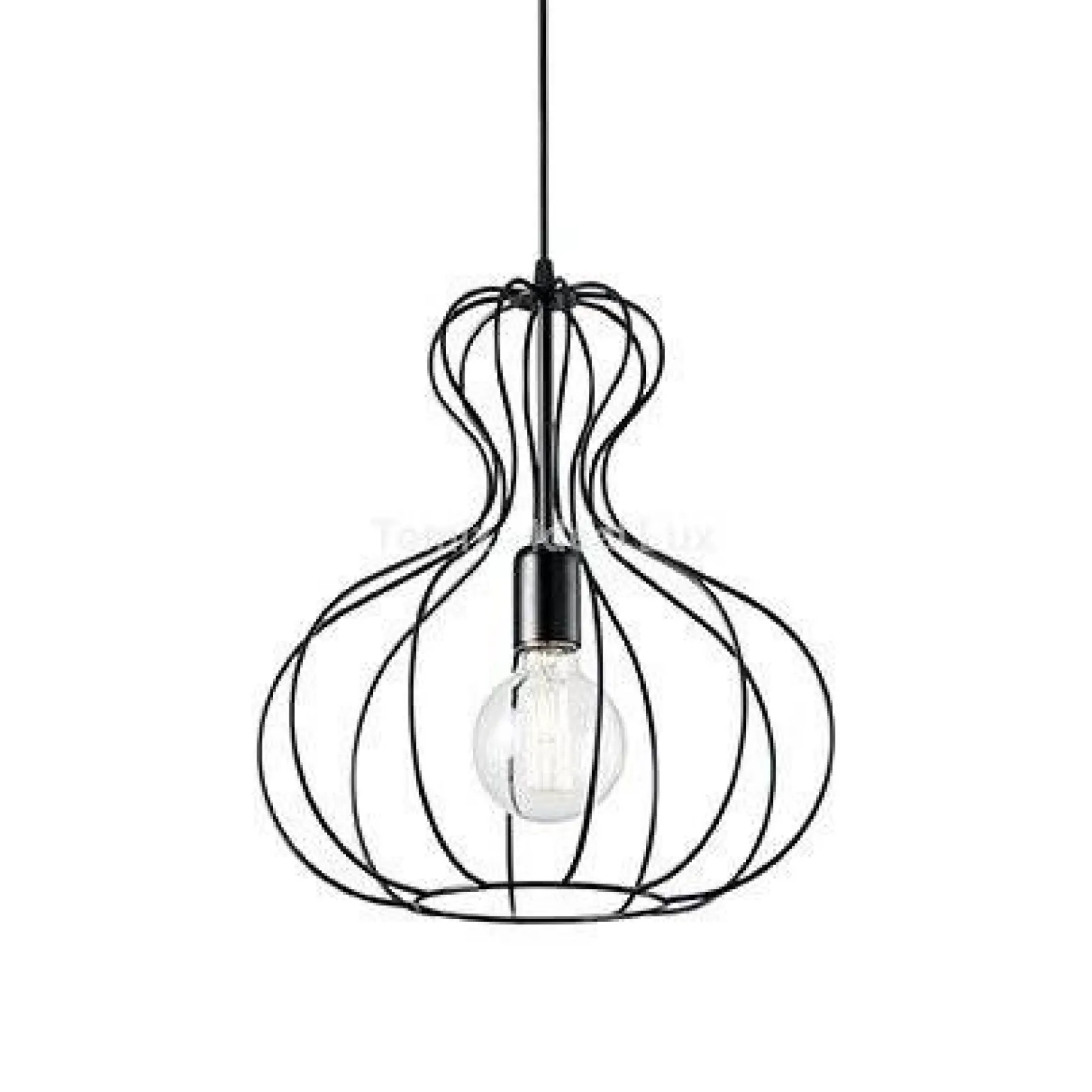 Lampa wisząca Ampolla kol. czarny (148502) Ideal Lux - żyrandol