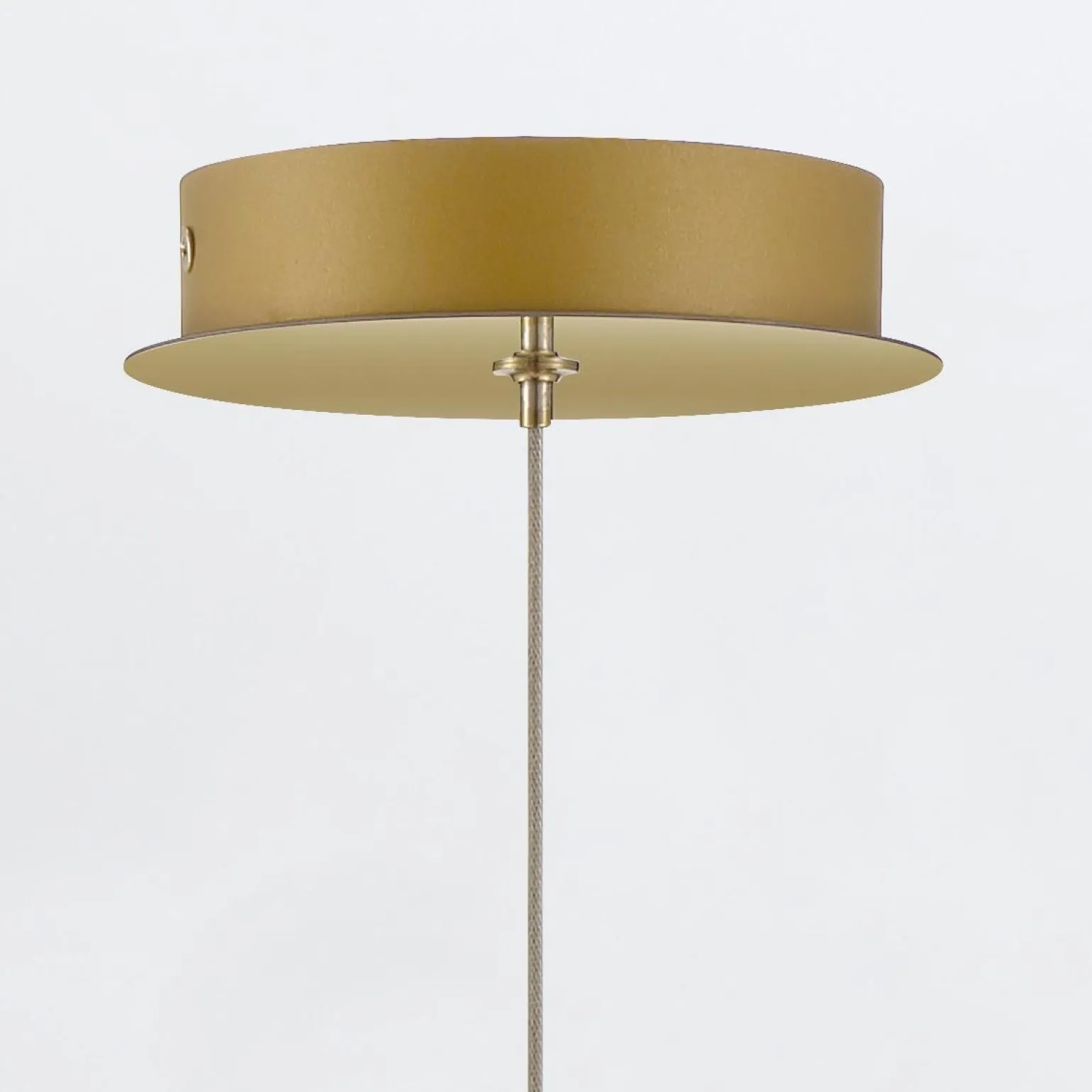 Lampa wisząca Atomo - 1 źródło światła - Szczotkowane złoto (QN-ATOMO-1P-BG) - Quintiesse