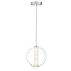 Lampa wisząca Atomo - 1 źródło światła - Polerowany chrom (QN-ATOMO-1P-PC) - Quintiesse