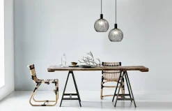 Lampa wisząca AVER Nordlux E27 60W Metal Czarny