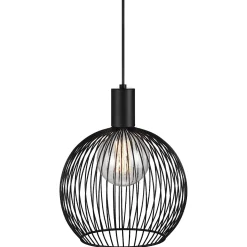 Lampa wisząca AVER Nordlux E27 60W Metal Czarny