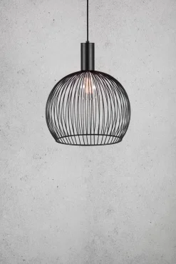 Lampa wisząca AVER Nordlux E27 60W Metal Czarny
