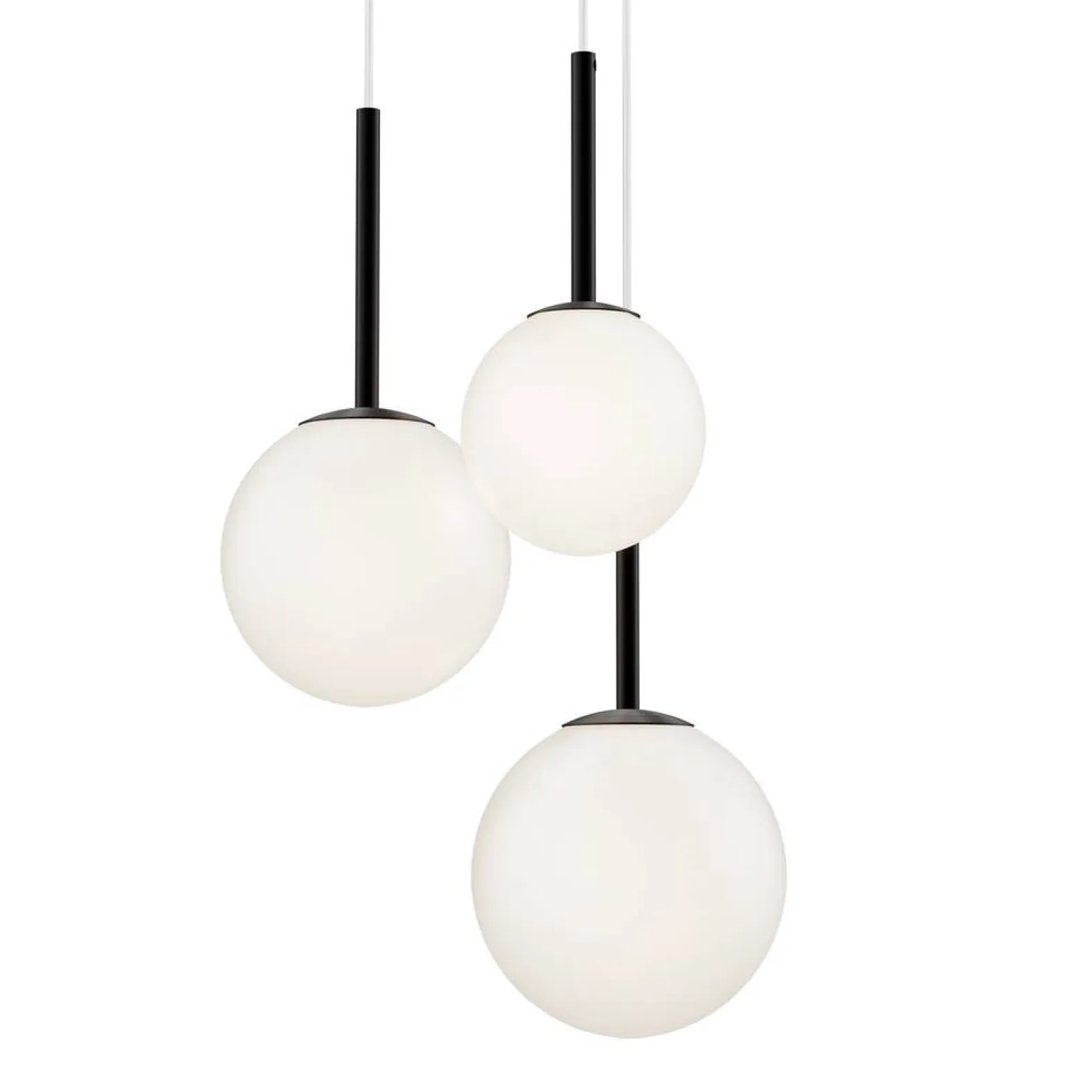 Lampa wisząca Basic form 3 czarna (MOD321PL-03B) - Maytoni