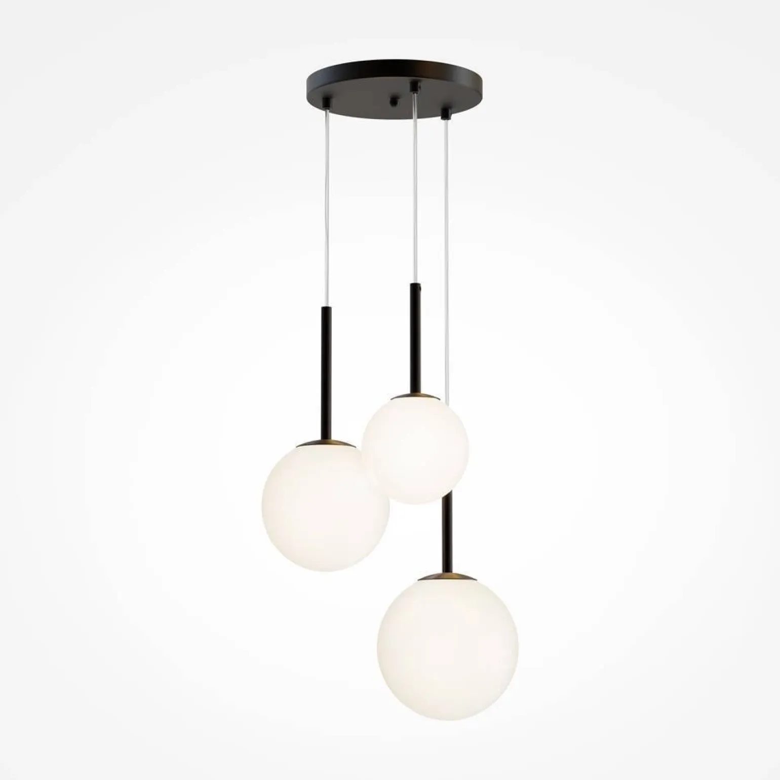 Lampa wisząca Basic form 3 czarna (MOD321PL-03B) - Maytoni