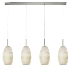 Lampa wisząca BATISTA 3 biała (97587 - EGLO) - żyrandol