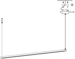 Lampa wisząca BEAM-100 LED (ST-8960-L100) - Step Into Design