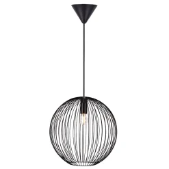 Lampa wisząca BERONI Nordlux E27 60W Metal Czarny