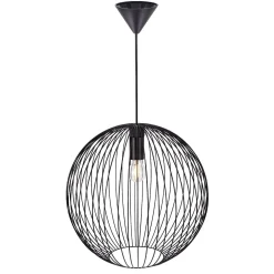 Lampa wisząca BERONI Nordlux E27 60W Metal Czarny