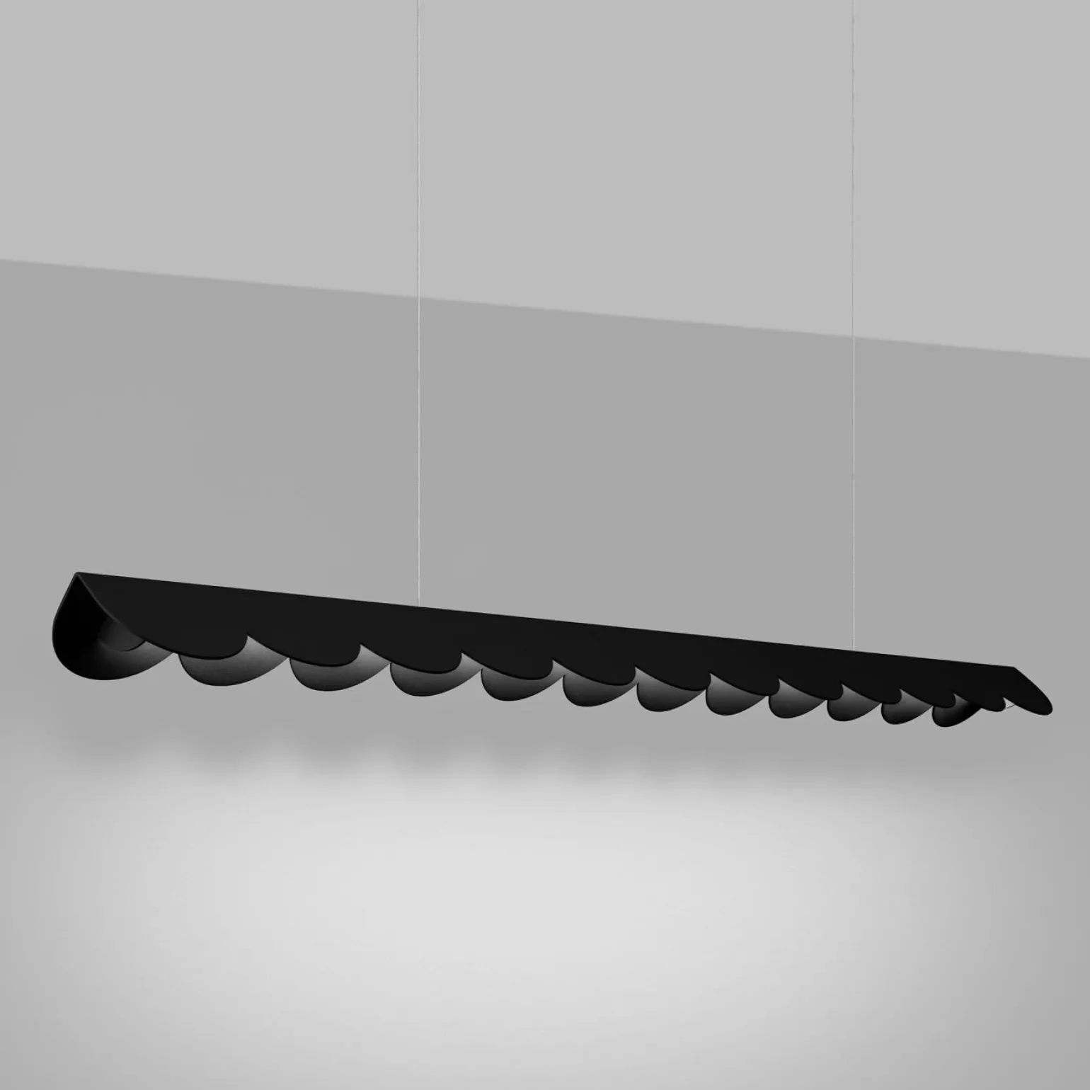 Lampa wisząca BISCUIT czarna LED 4000K (TH.654) - Thoro Lighting