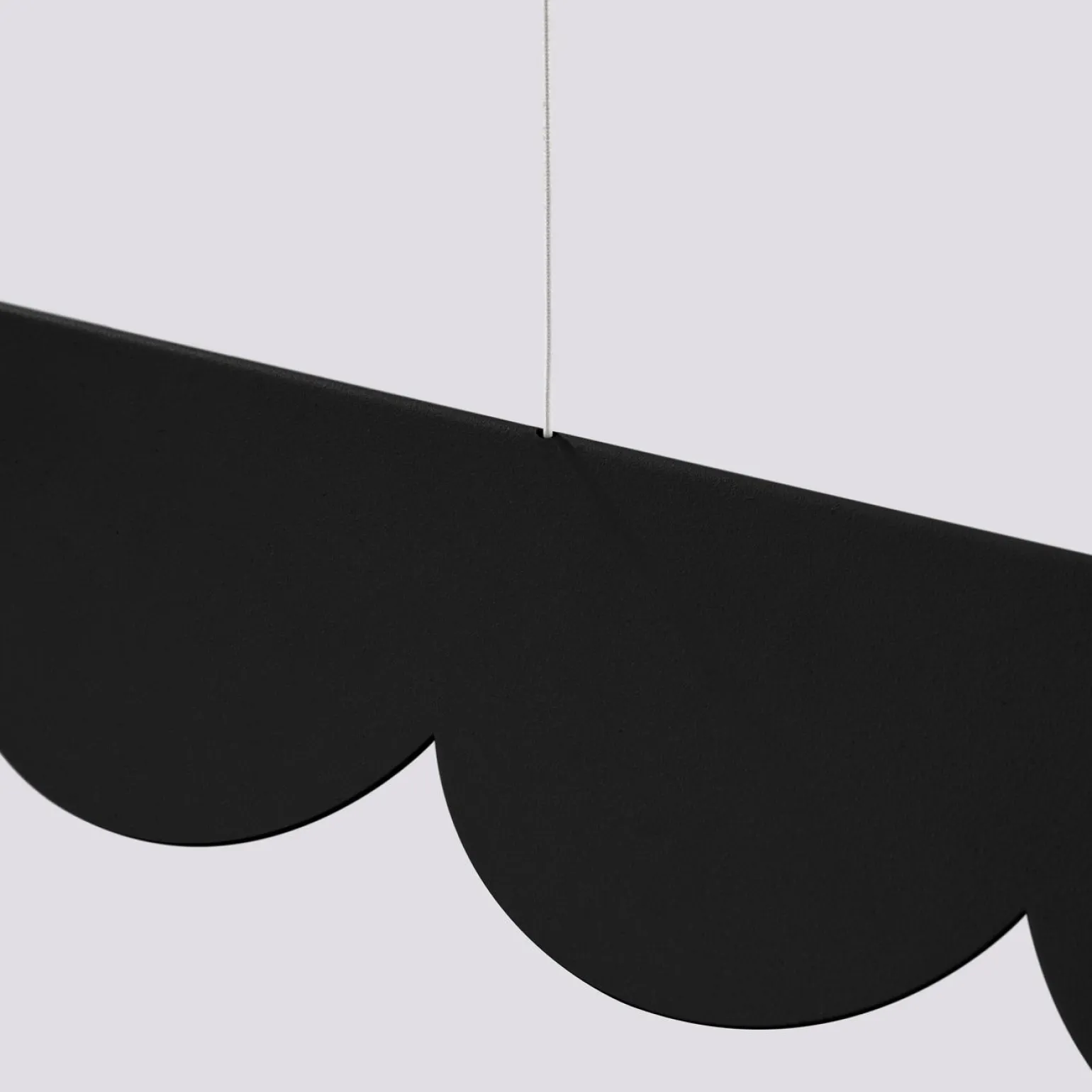 Lampa wisząca BISCUIT czarna LED 4000K (TH.654) - Thoro Lighting