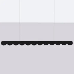 Lampa wisząca BISCUIT czarna LED 4000K (TH.654) - Thoro Lighting