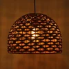 Lampa wisząca Boho ażurowa Hiacynt wodny 38x38x28cm (55873-017) - DIJK