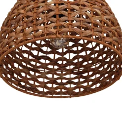 Lampa wisząca Boho ażurowa Hiacynt wodny 38x38x28cm (55873-017) - DIJK