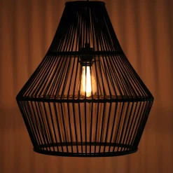 Lampa wisząca Boho bambusowa 38x38x142cm (55703-074) - DIJK