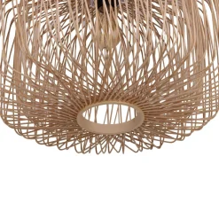 Lampa wisząca Boho bambusowa 38x38x128cm (55877-017) - DIJK