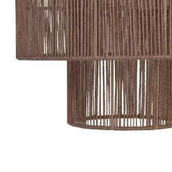Lampa wisząca Boho jutowa 40x40x141cm (104665) - DIJK