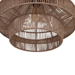 Lampa wisząca Boho jutowa 41x41x128cm (104666) - DIJK