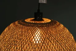 Lampa wisząca Boho kula bambusowa 46x46x143cm (55858-017) - DIJK