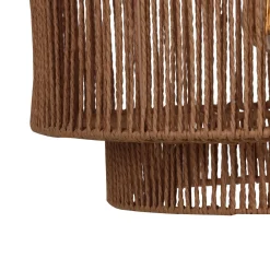 Lampa wisząca Boho papierowa 38x38x128cm (55697-017) - DIJK