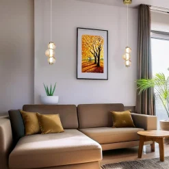 Lampa wisząca BOLLA GOLD 12W LED (ML1424) - Milagro