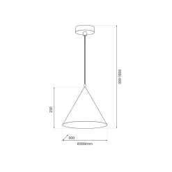 Lampa wisząca Bosco 1xE27 (MLP0871) - Milagro