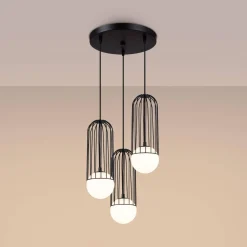 Lampa wisząca BRINA 3P czarna (SL.1336) - Sollux Lighting