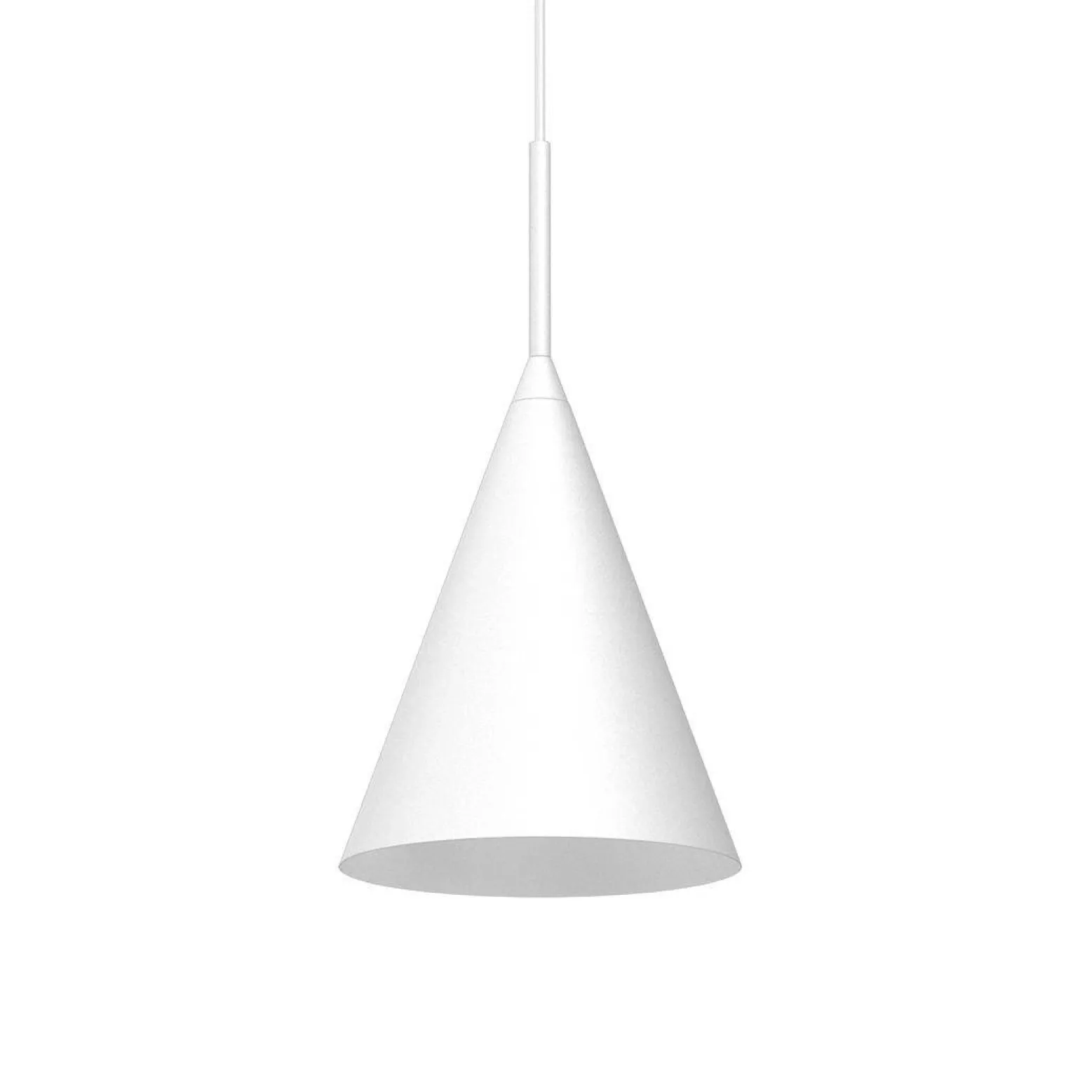 Lampa wisząca CAPITAL biała Ø17cm (MLP0965) - Milagro