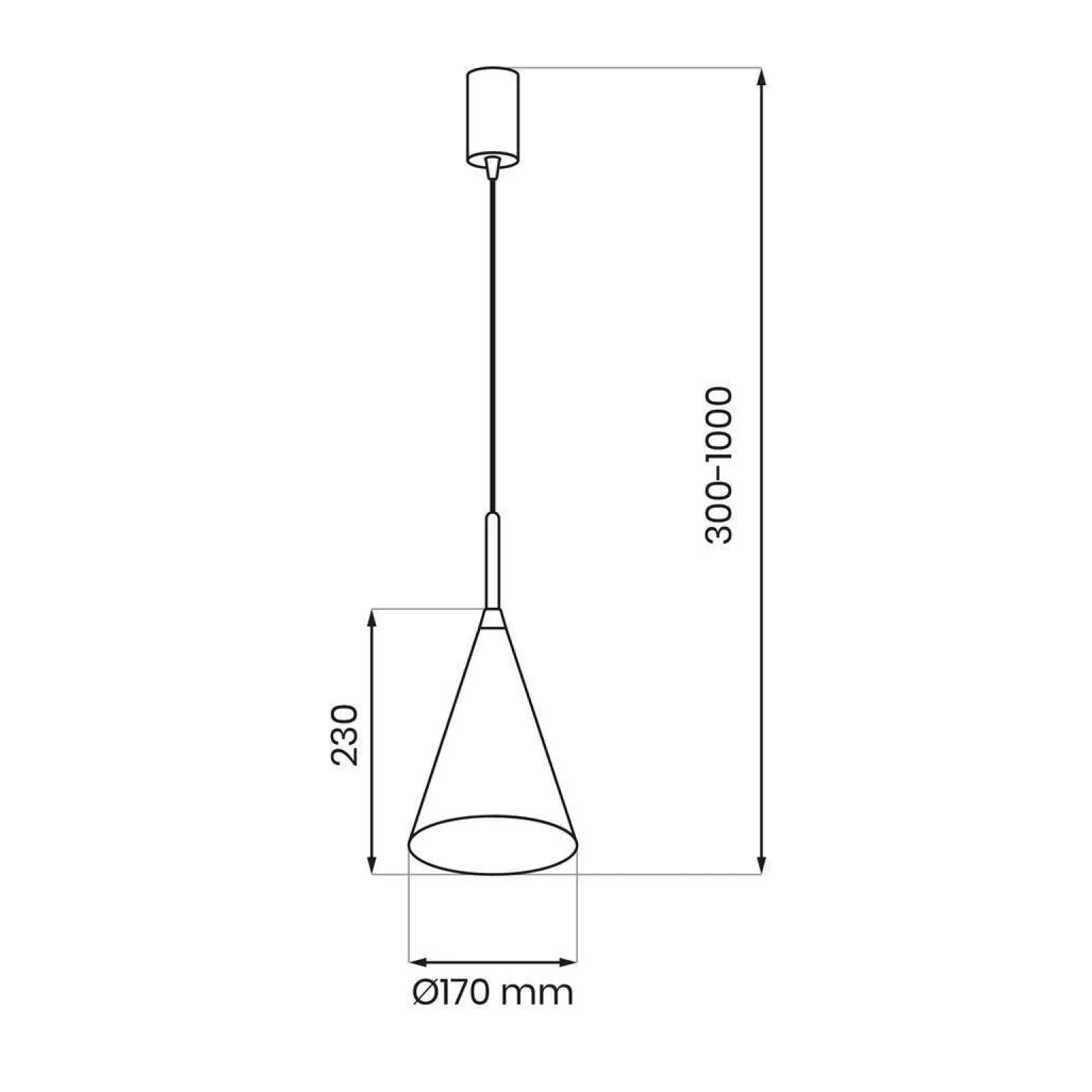 Lampa wisząca CAPITAL biała Ø17cm (MLP0965) - Milagro