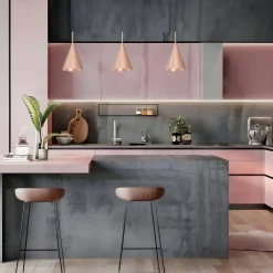 Lampa wisząca CAPITAL miedziana Ø17cm (MLP0966) - Milagro