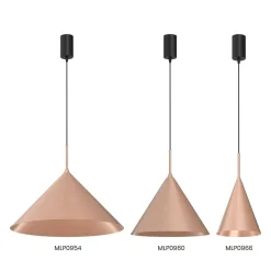 Lampa wisząca CAPITAL miedziana Ø17cm (MLP0966) - Milagro