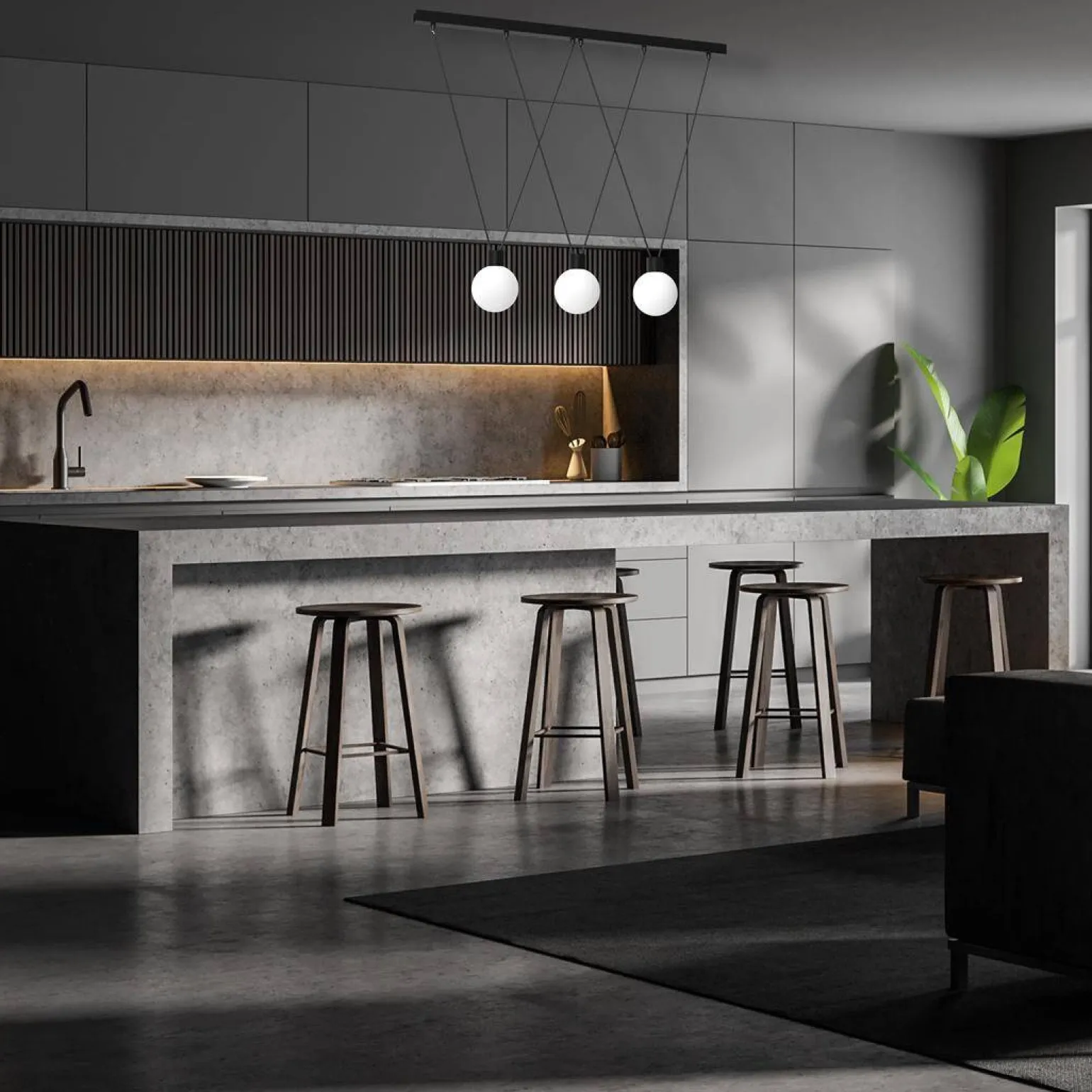 Lampa wisząca CAPRI 3 (MLP8818) - Milagro