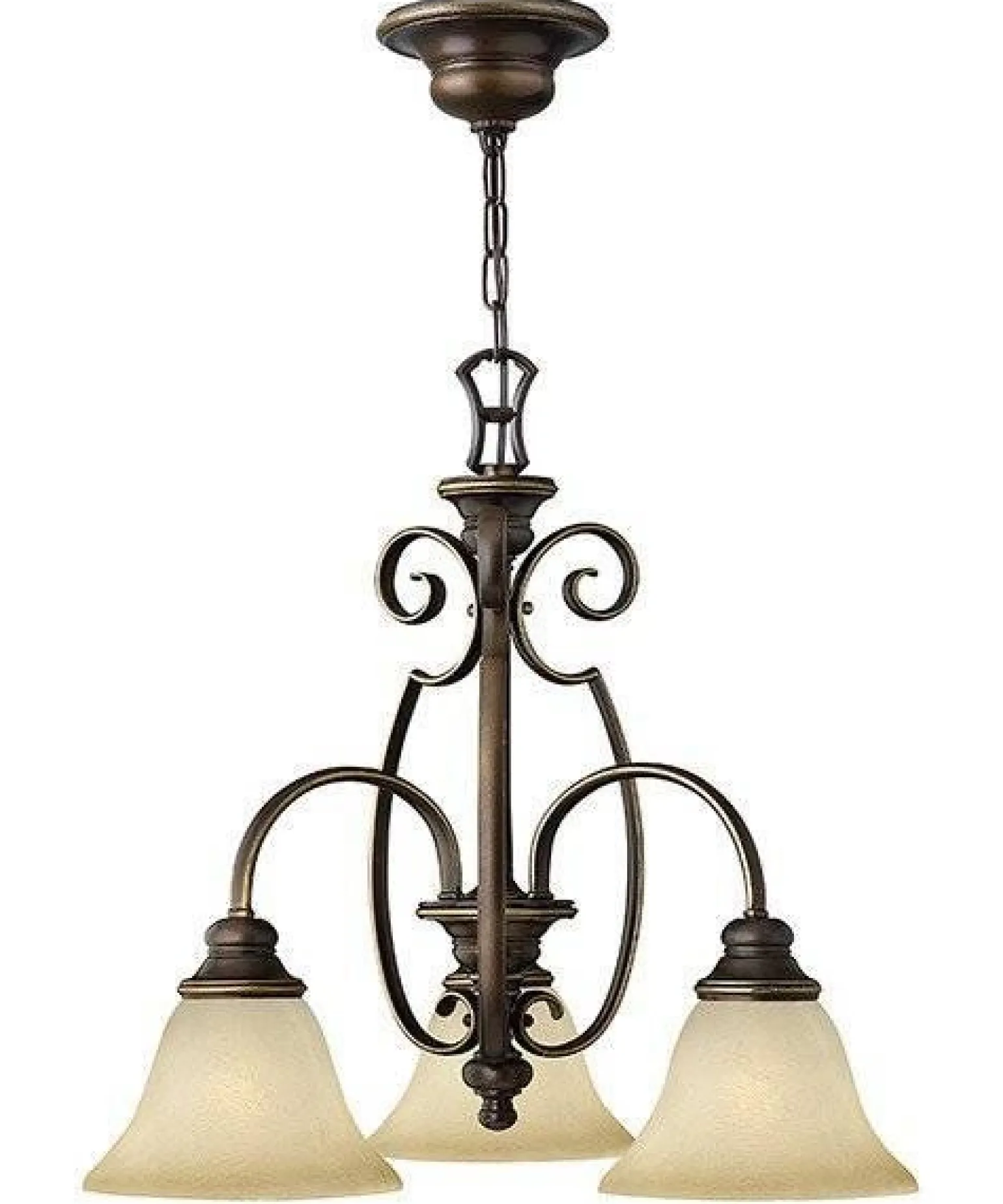 Lampa wisząca CELLO kol. STARY BRĄZ (HK/CELLO3) - Hinkley - Elstead Lighting - żyrandol