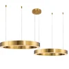 Lampa wisząca CIRCLE 60+60 LED mosiądz na 1 podsufitce (ST-8848-60+60 brass) - Step into Design