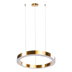 Lampa wisząca CIRCLE 60+60 LED mosiądz na 1 podsufitce (ST-8848-60+60 brass) - Step into Design