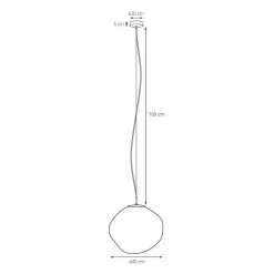 Lampa wisząca CLOE rozm. L (11071102) - Kaspa