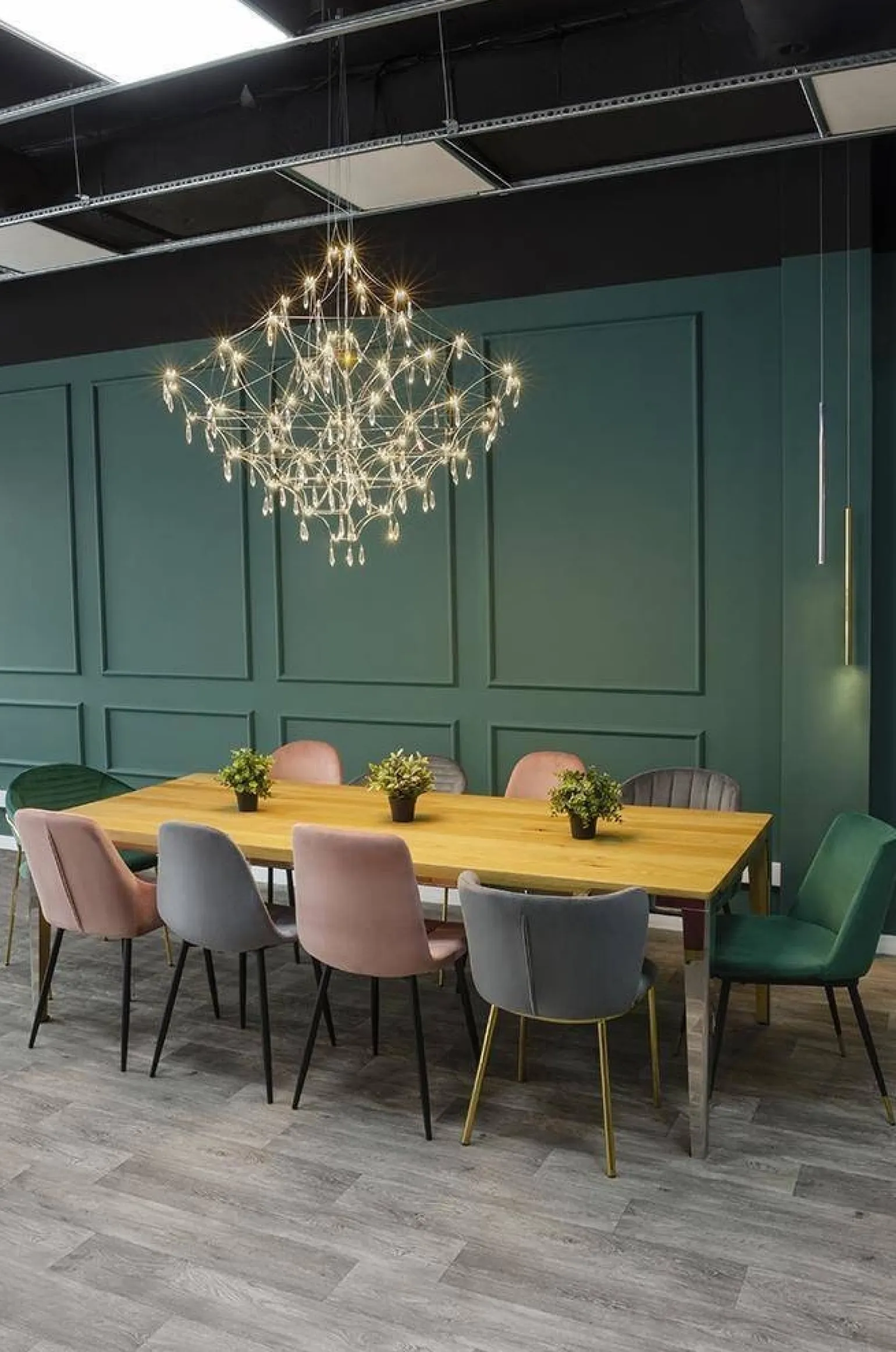 Lampa wisząca CONSTELATION 77 GOLD - LED (MD8186-7700.GOLD) - King Home