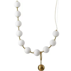 Lampa wisząca CORALLI L biało-mosiężna (DP0251-L1380) - Step into Design